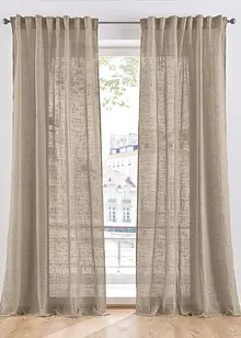 Gardin i lin-stil (1-pack), bonprix
