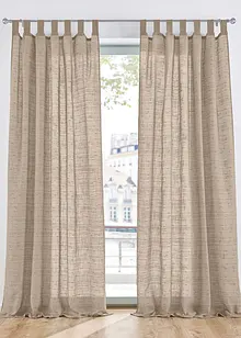Gardin i lin-stil (1-pack), bonprix