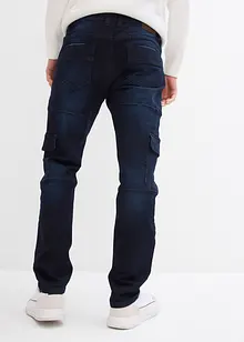 Slim Fit cargo-stretchjeans, Straight, bonprix