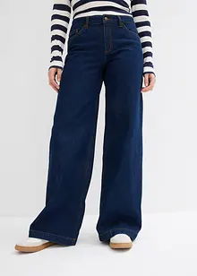 Wide Leg-jeans, Mid Waist, Full Length, bonprix