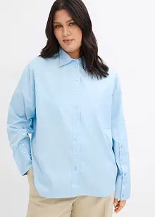 Oversized bluse i ren økologisk bomull, bonprix