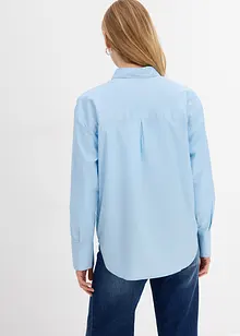 Oversized bluse i ren økologisk bomull, bonprix