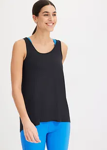 Treningstopp i racerback-modell, hurtigtørkende, bonprix