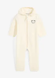 Overall i fleece med hette, bonprix