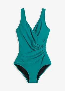 Shape-badedrakt i omslagslook, middels formende, bonprix