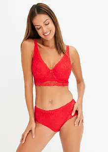 Minimizer-BH med bøyle i blondemateriale med fine paljetter, bonprix