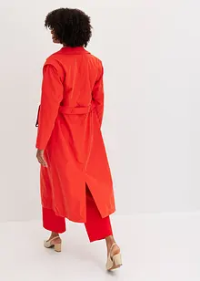 Kåpe i trenchcoat-look med avtagbare ermer og nederdel, bonprix