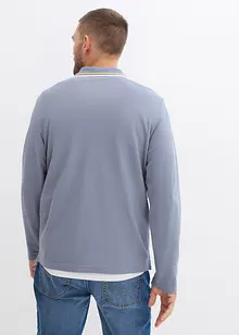 Poloskjorte i 100% økologisk bomull (2-pack), bonprix