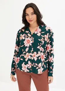 Bluse med print, bonprix