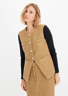 Blazervest i bouclé, bonprix