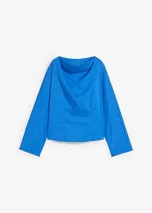 Bluse med vid utringning, bonprix