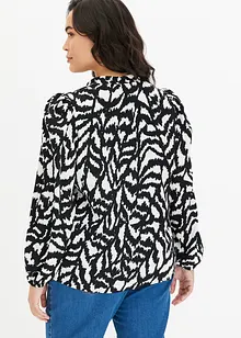 Bluse med print, bonprix