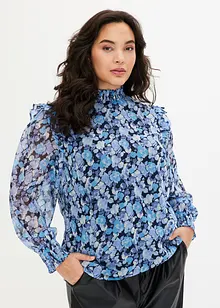 Bluse med print, bonprix