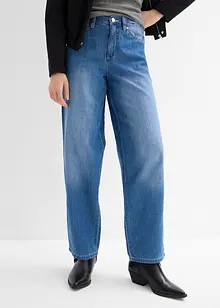 Baggy jeans, Mid Waist i lett og mykt materiale, bonprix