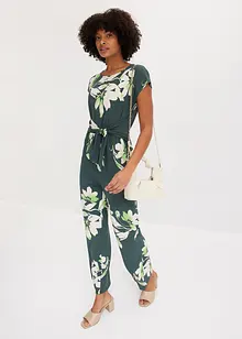 Jumpsuit med knyting, bonprix