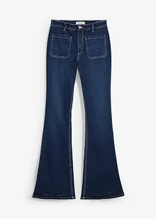 Bootcut-jeans High Waist, Stretch Full Length, bonprix