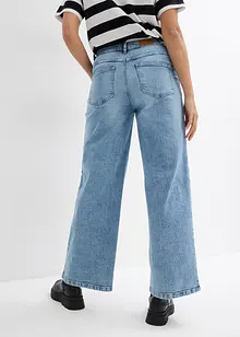 Wide Leg-jeans, Mid Waist, bonprix