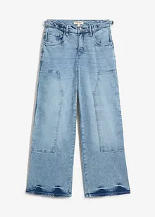 Wide Leg-jeans, Mid Waist, bonprix