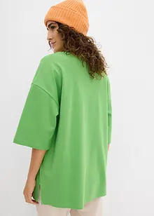 Lang topp i interlock-materiale, bonprix