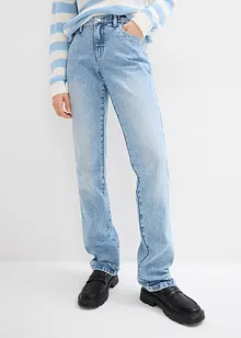 Straight-jeans, Mid Waist, Low Stretch komfortlinning, bonprix