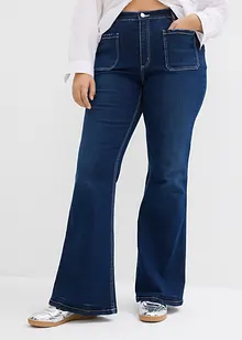 Bootcut-jeans High Waist, stretch, bonprix