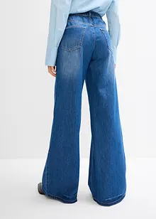 Wide-Leg-jeans, High Waist, Full Length, komfortlinning, bonprix