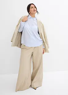 Skjortebluse i fin sateng, bonprix