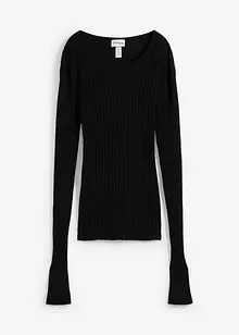 Ribbestrikket topp, bonprix
