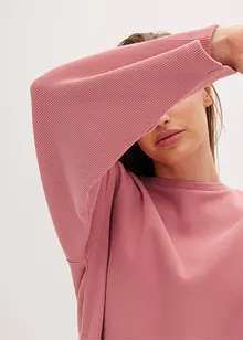 Loungewear-kosedress med shorts i vaflet jersey, bonprix