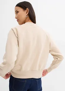Sweatshirtjakke i bomberjakke-look, bonprix