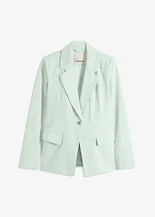 Twill-blazer med stretch og knytebelte, bonprix