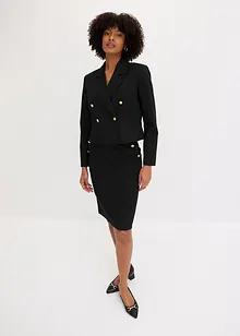 Kort blazer med smykkeknapper, bonprix