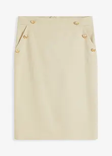Stilrent skjørt, bonprix