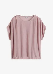 Lurex-topp med drapering, bonprix