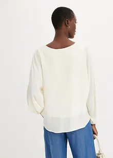 Tunika i chiffon med strass, bonprix