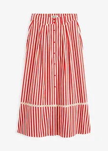 Maxiskjørt med blonder, bonprix
