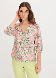 Bluse i lett viskosemiks, bonprix