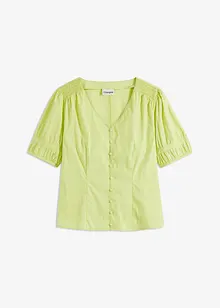 Bluse med puffermer, bonprix