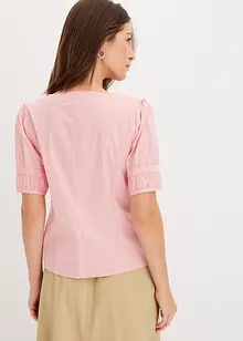 Bluse med puffermer, bonprix