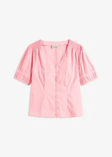 Bluse med puffermer, bonprix