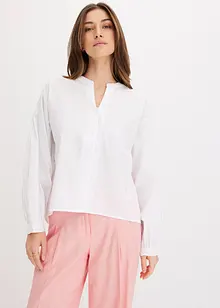 Bluse med lengre bakstykke, bonprix