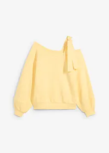 One shoulder-sweatshirt i vid modell, bonprix