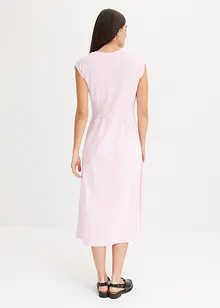 Jerseykjole i utskrådd modell med twist-detalj, bonprix