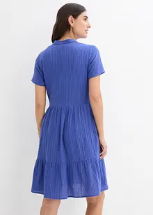 Musselin-kjole med stripemønster, bonprix