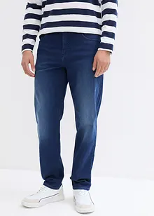 Classic Fit Power-Stretch-jeans med T-400 med komfortsnitt, Tapered, bonprix