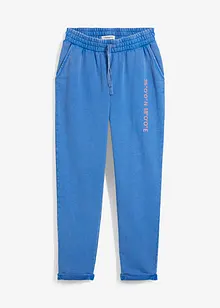 Joggebukse i formstabilt materiale med trykk, bonprix