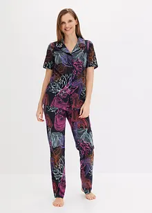 Pyjamas med knepping, bonprix