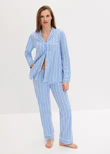 Pyjamas med knappestolpe, bonprix