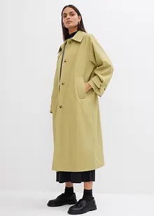 Trenchcoat med ermer med oppbrett, bonprix