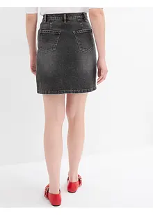 Jeansskjørt i omslagsmodell, bonprix